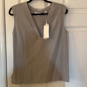 Vince NWT gray blouse